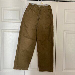 Toast Soft Cotton Linen Twill Trousers Size 2